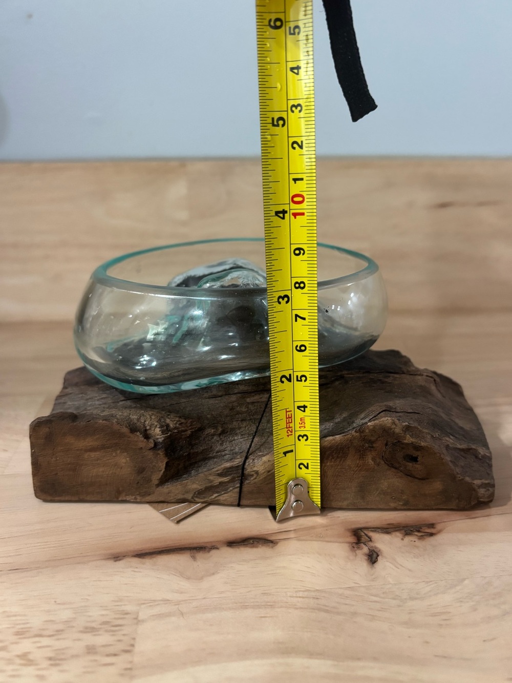 World Market Handcrafted Driftwood & Glass Bowl - Picture 8 of 8